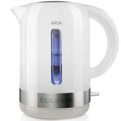 Imagen de Taurus Aroa IV Hervidora de agua gran capacidad, 1.7 litros, cuerpo Plástico y acero inoxidable, color multicolor