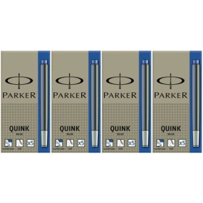 Imagen de Parker Quink Cartuchos de Tinta (20 Unidades, 4 x 5)