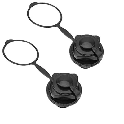 Imagen de Tbest Válvula de Aire Inflable, 2 Pcs 22mm Tornillo Repuesto Inflable Plástico Negro reemplazo para Bote Inflables Barco Canoa Kayak