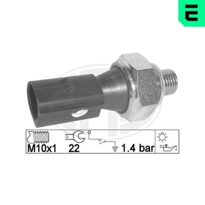 Imagen de ERA 330830 Sensor de Presión Aceite M10 x 1 1,4 AUDI: A4 B7 Berlina, A5 B8 Coupé, A6 C6 VOLKSWAGEN: Touareg I