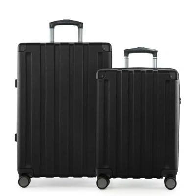 Imagen de Hauptstadtkoffer Q Damm TSA Maleta rígida con 4 ruedas, Negro , Koffer Set (S+M), Juego de maletas