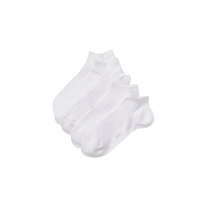 Imagen de ESPRIT Solid W SN algodón corte unicolor pack múltiple, Calcetines cortos Mujer, Blanco (White 2000) 5 pares, 36 41
