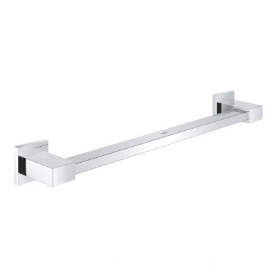 Imagen de GROHE Start Cube QuickFix Barra de agarre 45cm, seguridad en ducha y bañera, gris mate, para atornillar con QuickScrew, no pegamento, ref. 41095DC0