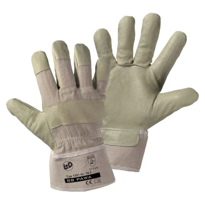 Imagen de L+D 1551 10,5 Guantes de protección beis cuero