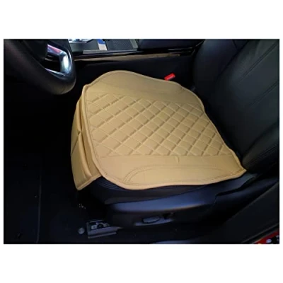 Imagen de BREMER SITZBEZÜGE cojín de Asiento Piel sintética Compatible con Audi A7 C8 en Beige OT405