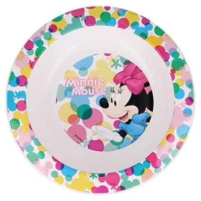 Imagen de Cuenco infantil reutilizable apto para microondas de Minnie Mouse