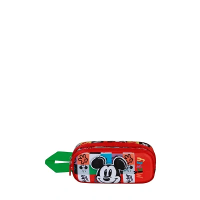 Imagen de Disney Mickey Mouse Mood Estuche Portatodo 3D Doble, Multicolor, 22 x 10 cm