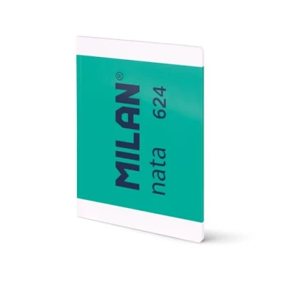 Imagen de MILAN® Libreta A4 encolada, papel blanco, 48 hojas nata®, verde