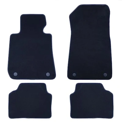 Imagen de OCC DESIGN Alfombrillas Coche, Alfombras a Medida, Compatibles con BMW E90 SERIE 3 SEDAN (2005 2011), Alta Calidad, Velour/Polipropileno, Reverso Antideslizante, Talonera, 5 Piezas