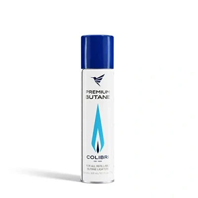 Imagen de Colibri Botella pequeña Gas Butano de altísima Puro para recargar encendedores y mecheros (300 ml)