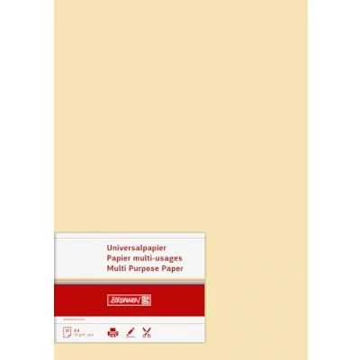 Imagen de Baier &amp; Schneider Papel multifunción (mate, A4, 120 g/m², 35 hojas), color beige