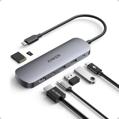 Imagen de Anker Nano USB C Hub (7 in 1, 4K HDMI)