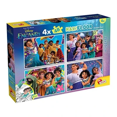 Imagen de Lisciani DISNEY Encanto Maxifloor Puzzle 4x48 Piezas Para niños a partir de 4 años Desarrolla la motricidad fina, atención, memoria y lógica