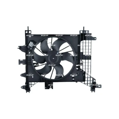 Imagen de NRF 470023 Ventilador de radiador 12 350 con bastidor (armazón) DACIA: Duster Furgón, SUV