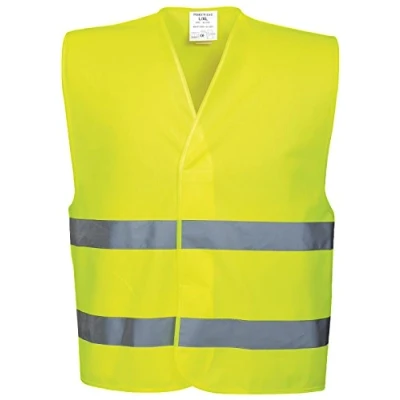 Imagen de Portwest Chaleco Con Dos Bandas, Tamaño: 4X/5X, Color: Amarillo, C474YER4X/5X