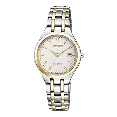 Imagen de Citizen Reloj Analogico para Mujer de Energía Solar con Correa en Acero Inoxidable EW2484 82B