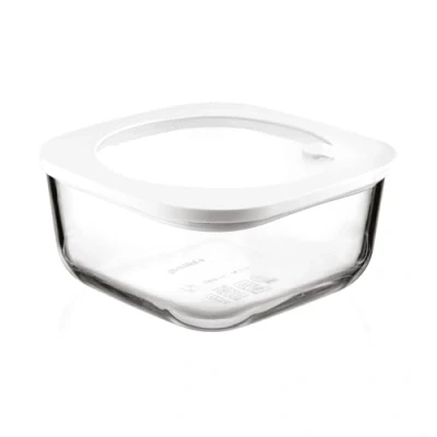 Imagen de Guzzini Kitchen Active Design, STORE&amp;MORE GLASS, Recipiente de Vidrio Hermético para Nevera/Freezer/Microondas (L) Transparente, 19,5 x h9,3 cm 1900 cc 11330211