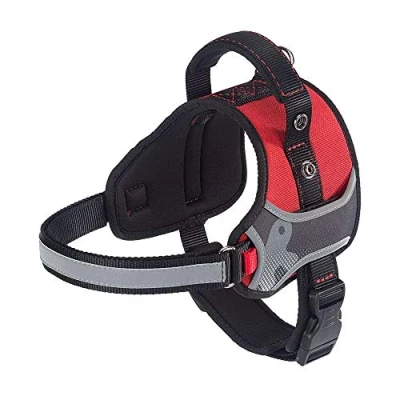 Imagen de Ferplast Arnés para Perros Hercules Extra Small, Acolchado, Resistente, Anti rasguños, Visible en la Oscuridad, con Asa