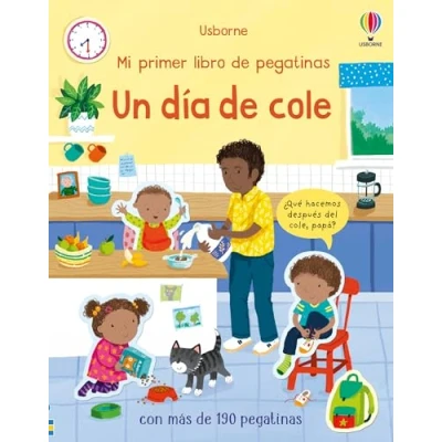 Imagen de Un día de cole (Mi primer libro pegatinas)