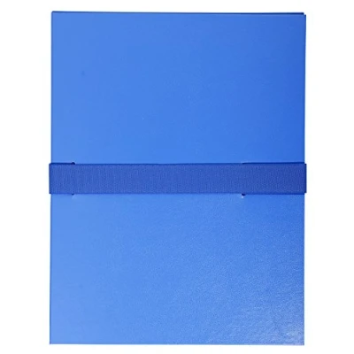 Imagen de Exacompta 2642E 1 Carpeta con gomas Balacron sin solapa, correa velcro 24x32cm Azul