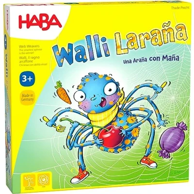 Imagen de HABA 306571 Walli Laraña, Juego Infantil de Mesa motricidad. Más 3 años