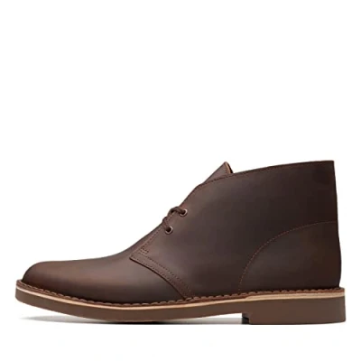 Imagen de Clarks Bushacre 2, Botas Modelo Chukka Hombre, Marrón Oscuro, 47.5 EU Ancho
