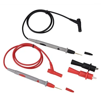Imagen de Vbestlife Kit de prueba multímetro, 1000 V 20 A digital electrónica cables con pinzas cocodrilo y enchufe plátano para medidor abrazadera multímetro