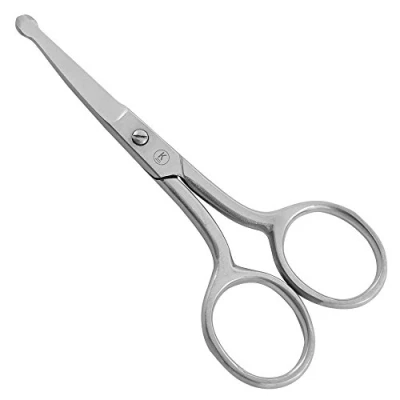 Imagen de K Pro tijeras para la nariz, orejas y barba pelo quitar Recortador de acero inoxidable hombres mujeres