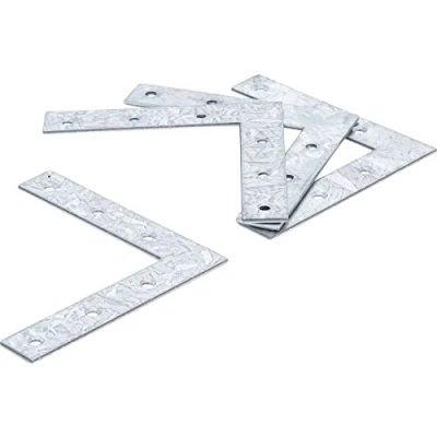 Imagen de BGS Diy 80923 Escuadras planas 100 x 15 mm 4 piezas