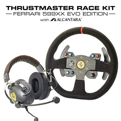 Imagen de Thrustmaster Ferrari Alcantare Race Kit 599XX Evo Edition and T.Racing headset (PS4 / PS3 Xbox PC)