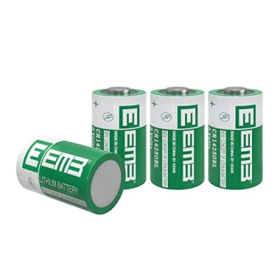 Imagen de EEMB CR14250BL 14250SE Batería cilíndrica de litio 3 V 900 mAh (no recargable para equipos laboratorio especializados electrónica buceo (4 unidades)