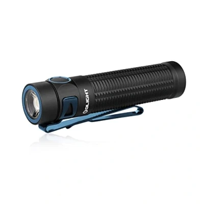 Imagen de OLIGHT Baton 3 Pro linterna LED recargable Alta potencia 1500 lúmenes luz blanca fría 175m impermeable mini de bolsillo para viajes emergencia camping (Negro NW)