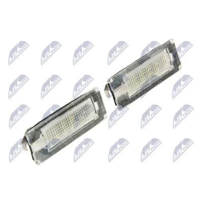 Imagen de NTY ELP FT 000 Luz Matricula LED ambos lados con bombilla FIAT: Ducato III Furgón, CITROËN: Jumper II PEUGEOT: Boxer Furgón
