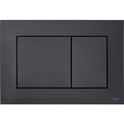 Imagen de TECE Botón Geberit x, cromado brillante, 220 x 150 5 mm, negro mate