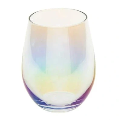 Imagen de Vaso bajo x 6 iridiscente