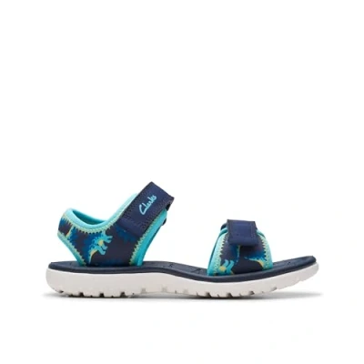 Imagen de Clarks Surfing Tide K, Sandalia Niños, Azul, 24 EU
