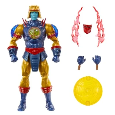 Imagen de Masters of the Universe MOTU Figura de acción Sy Klone para coleccionistas con accesorios, colección Masterverse, juguete +6 años (HYC55)