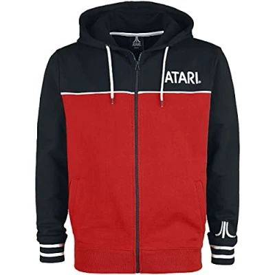 Imagen de Difuzed Atari Sudadera con Capucha y Cremallera para Hombre, (S)