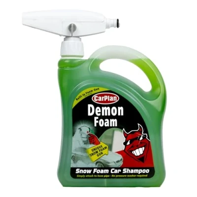 Imagen de Champú para coche CarPlan Demon Snow Foam con pistola pulverizadora, 2 litros