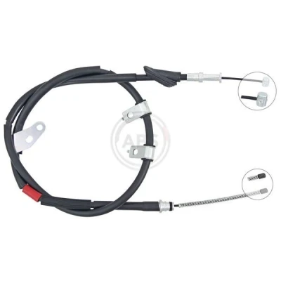 Imagen de A.B.S. K15838 Cable de Freno Mano 1603 para dirección izquierda/derecha SUBARU: Impreza II Berlina