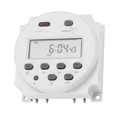 Imagen de Nikou Mini CN101A LCD de Gran tamaño Control microordenador Digital Interruptor del Temporizador Potencia Alta precisión DC 12V Anti interferencia