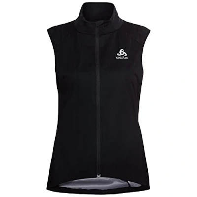 Imagen de Odlo Chaleco de Running ZEROWEIGHT Warm Correr, Mujer, Negro, L