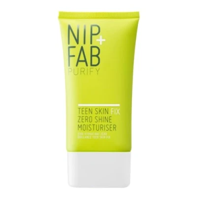 Imagen de Nip + Fab Teen Skin Fix Zero Shine Crema Facial Humectante con Niacinamida y Extracto de Wasabi Antioxidante Matificante Control del Sebo Tratamiento Antiacné 40 ml