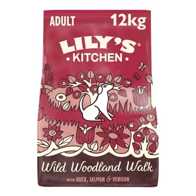 Imagen de Lily&#039;s Kitchen Completo Pienso seco para perros adultos, con pato, salmón y ciervo, 12 kg