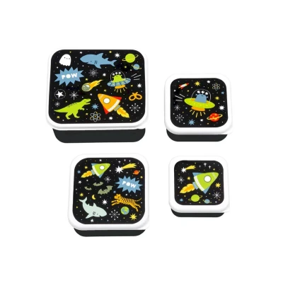 Imagen de 4 Cajitas Almuerzo y Snacks Galaxy