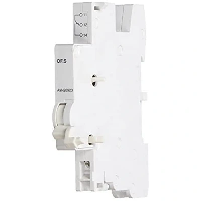 Imagen de Schneider Electric A9N26923 Contacto Auxiliar 1 OFS, Fijo, 84 mm Altura x 9 Anchura 73 Profundidad, Blanco