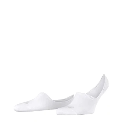 Imagen de FALKE Invisible Step High Cut M IN algodón invisibles unicolor 1 par, Calcetines pinkies Hombre, Blanco (White 2000), 39 42
