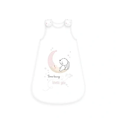 Imagen de Herding Baby Best Saco de Dormir para bebé, diseño Conejo, 70 x 45 cm, Cremallera Lateral a Lado y Botones presión