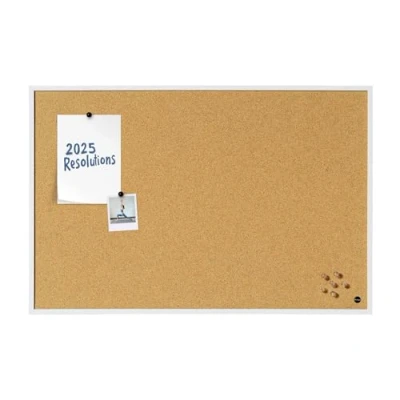 Imagen de Bi Office New Basic Tablero de corcho, 885 x 585 mm, color blanco