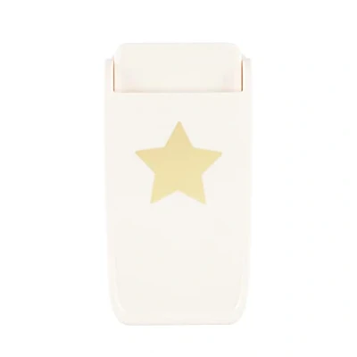 Imagen de Vaessen Creative Resistentes Maxi, Estrella, Fuerte Perforadora para Papel, Corcho, Goma Eva, Plástico Mágico y Otros Suministros de Manualidades, Tamaño Recortado 3,5 cm diámetro, Metal, Rosa